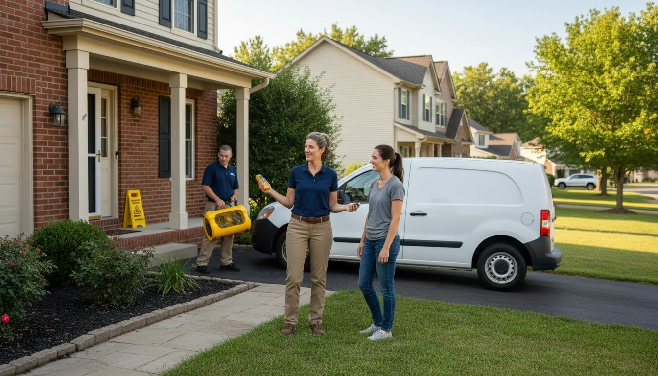 Water restoration image for Emergency Water Removal Services in Pinckney, MI